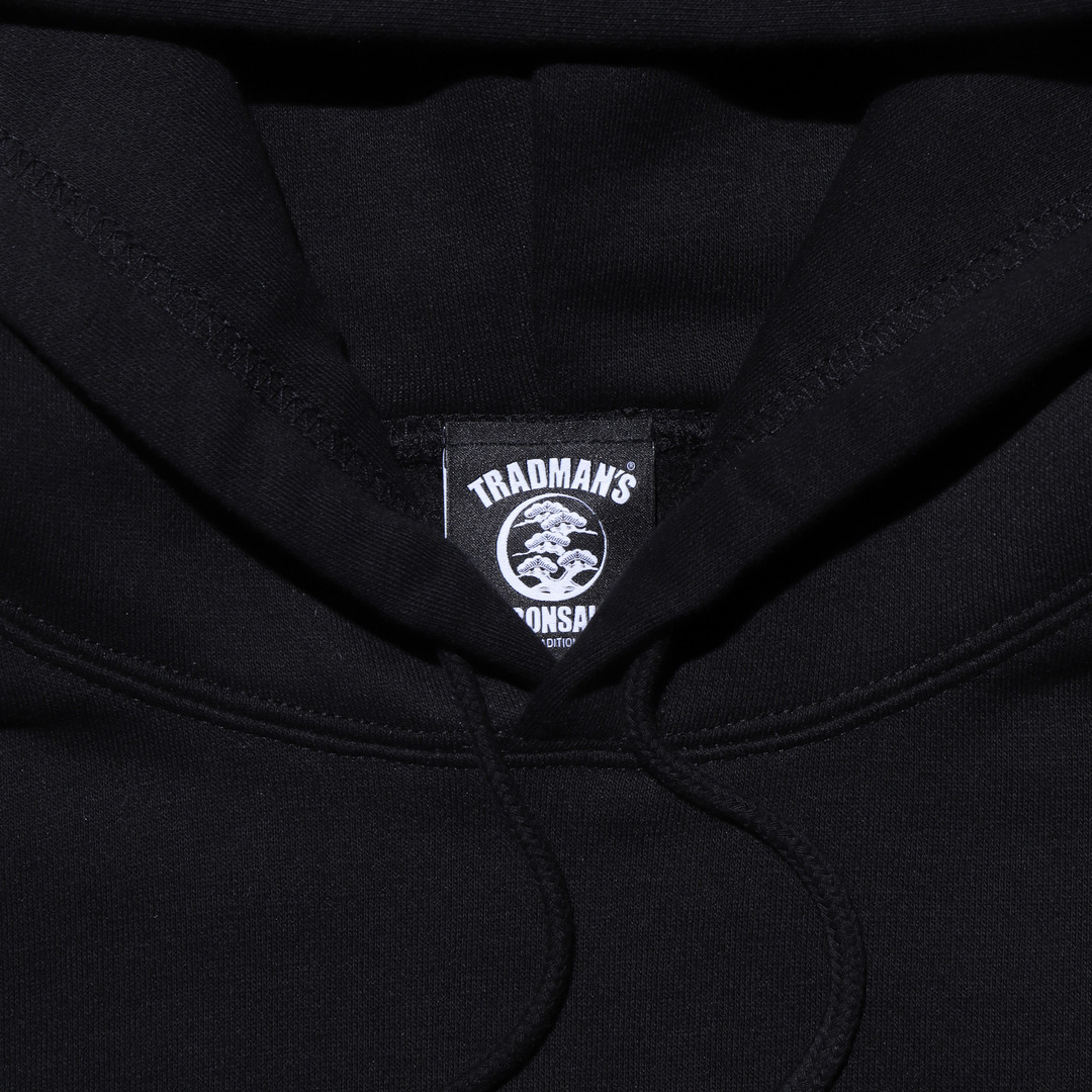 TRADMAN'S BONSAI HOODIE -BLACK-｜TRADMAN'S BONSAI ONLINE STORE